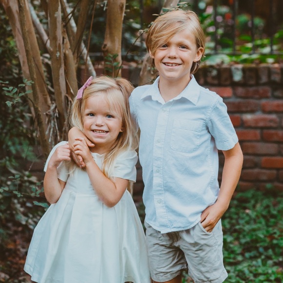 Silk dress Pearl buttons - Picture 5 of 5